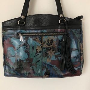 Patricia Nash Poppy Blue Handbag Tote